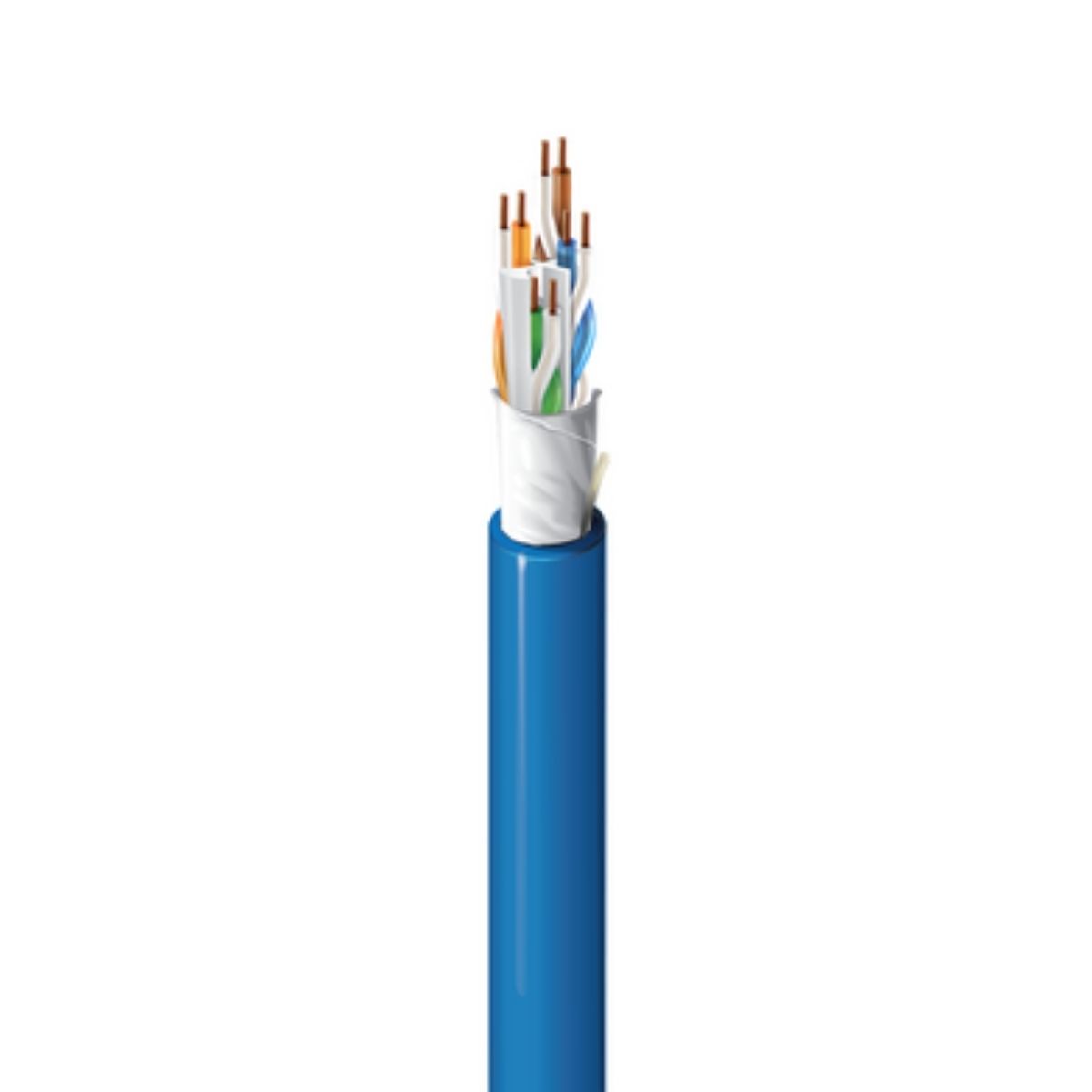 Bobina Belden 10GXS12 0061000 – Cable Horizontal UTP Cat6A / 4 Pares / 305 m / Azul Claro - Image 4