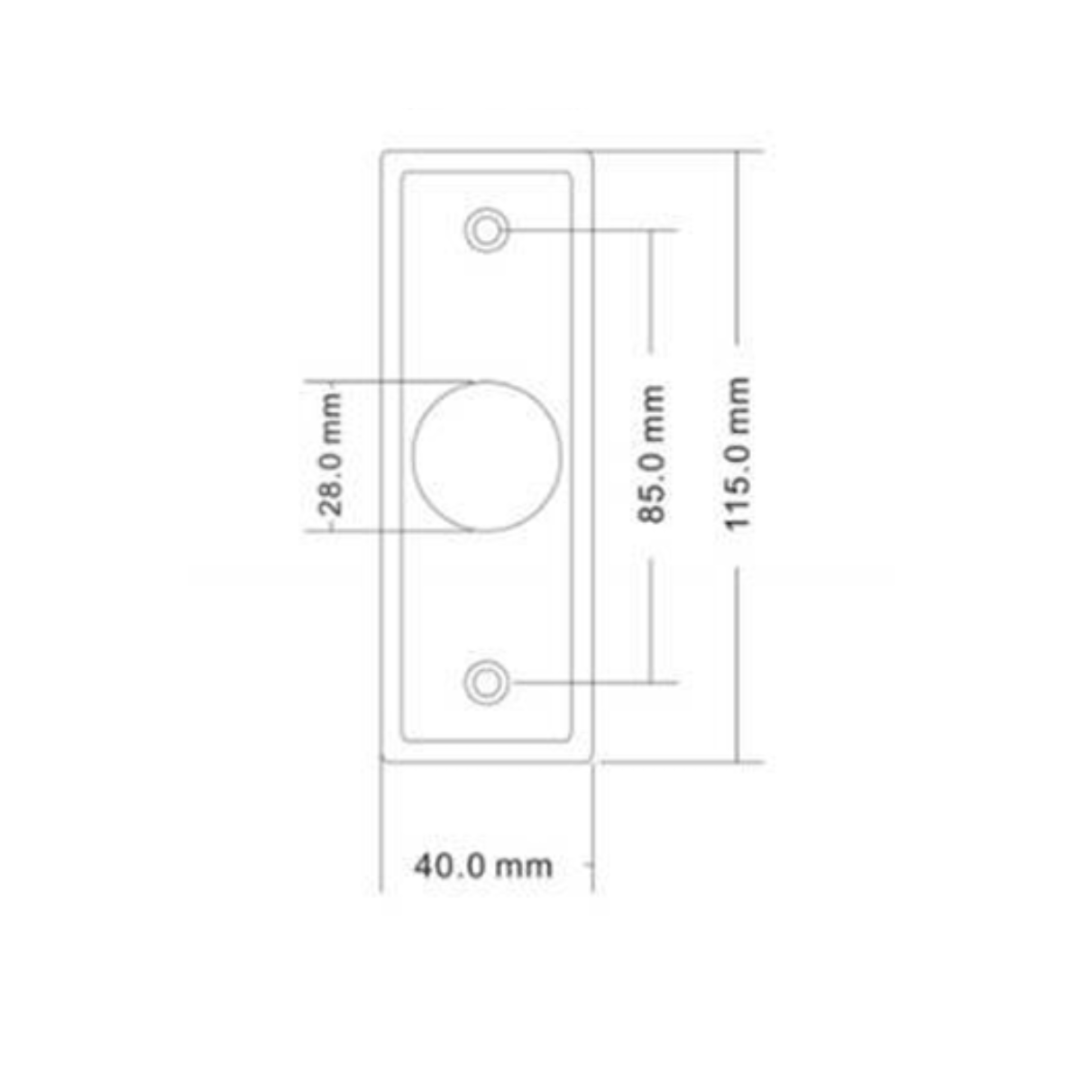 AccessPRO ACCESS840 – Botón de Salida de Contacto Suave / Perfil Delgado - Image 5