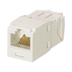 Panduit CJ6X88TGIW – Jack RJ45 Mini-Com® Cat6A / Tool-less / Color Hueso
