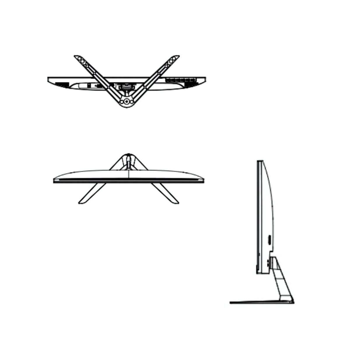 Hikvision DS-D5022F2-2V1 – Monitor LED 21.5″ / Full HD / HDMI + VGA / Ultra Delgado - Image 2