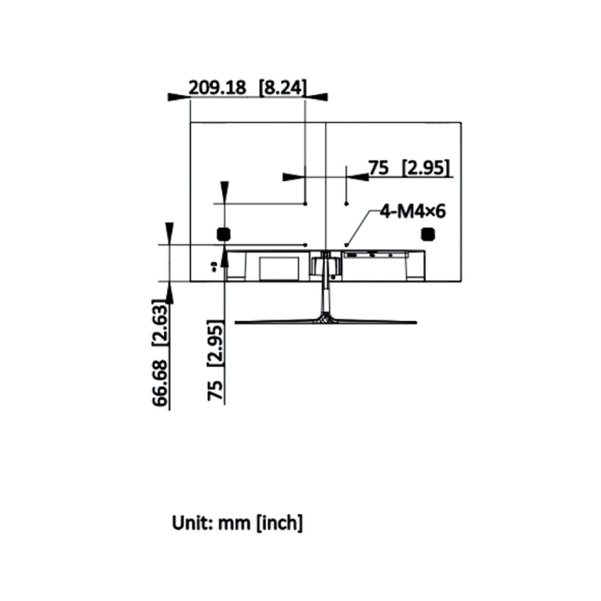 Hikvision DS-D5022F2-2V1 – Monitor LED 21.5″ / Full HD / HDMI + VGA / Ultra Delgado - Image 5