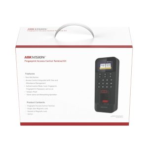 Hikvision DS-KAS261 – Kit de Control de Acceso Biométrico / 3,000 Huellas / App Hik-Connect