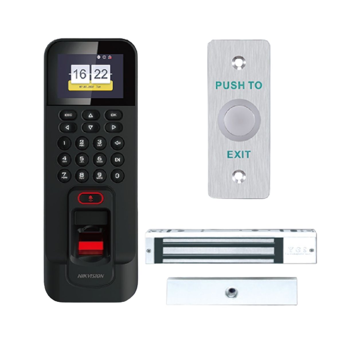 Hikvision DS-KAS261 – Kit de Control de Acceso Biométrico / 3,000 Huellas / App Hik-Connect - Image 5