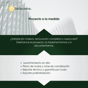 Instalación de nodo cat6A