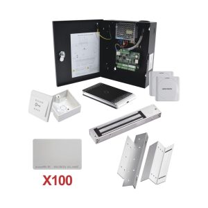 HIKVISION KIT-TARJETA-01 – Kit de Control de Acceso por Tarjeta / 1 Puerta / Entrada y Salida / Software Incluido
