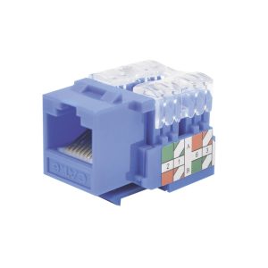LinkedPro LP-KJ-601-BU – Jack RJ45 Cat6 sin herramienta Azul