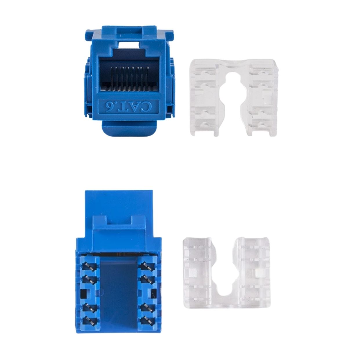 LinkedPro LP-KJ-601-BU – Jack RJ45 Cat6 sin herramienta Azul - Image 5