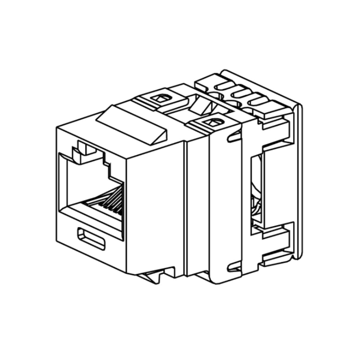 Panduit NK688MWH – Jack Modular RJ45 Cat6 / Keystone / Blanco - Image 4