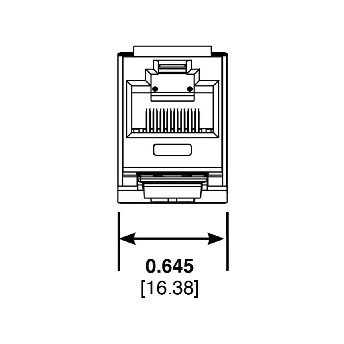 Panduit NK688MWH – Jack Modular RJ45 Cat6 / Keystone / Blanco - Image 5