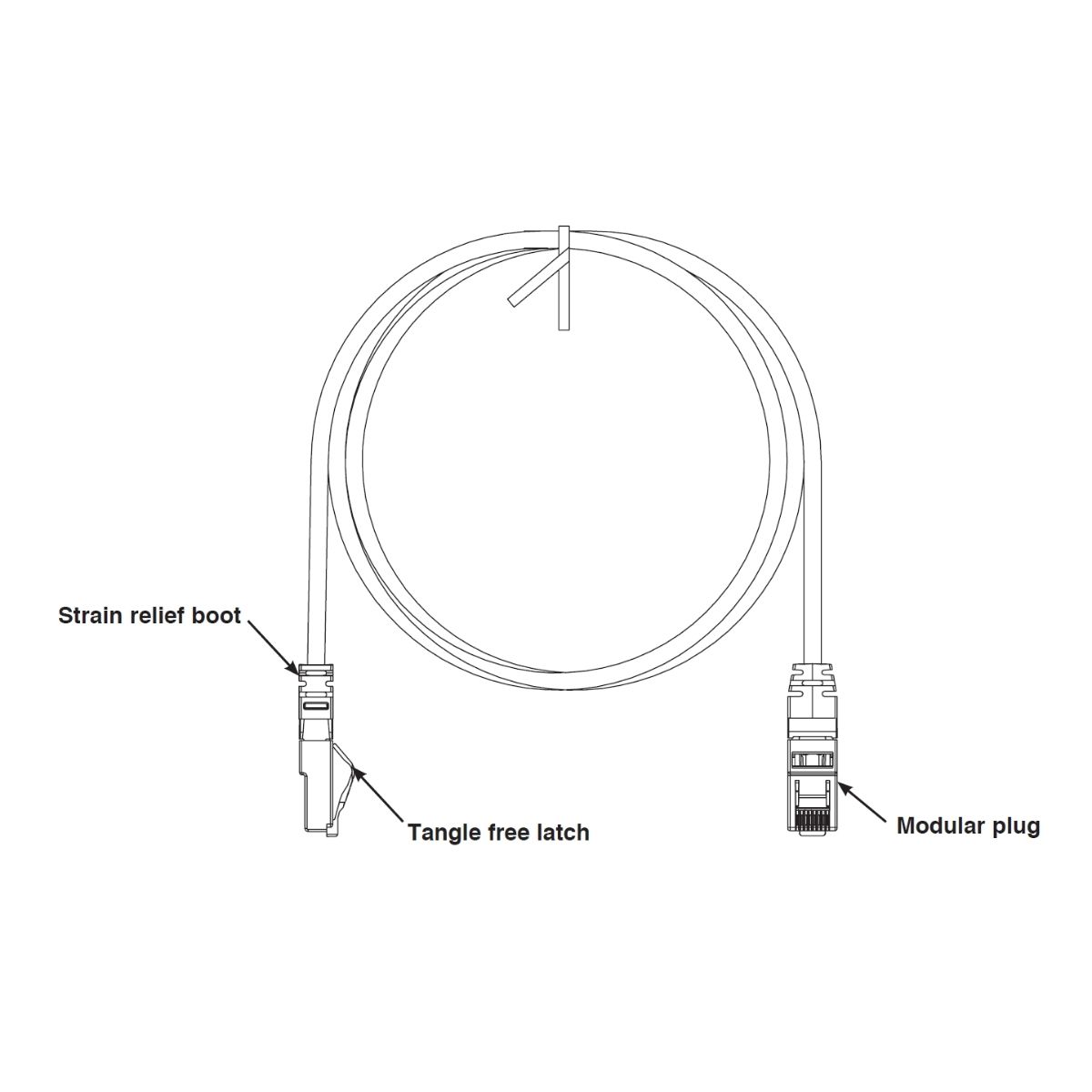 Patch Cord Panduit NK6PC7BUY – Categoría 6 UTP / 2 m / Azul - Image 5
