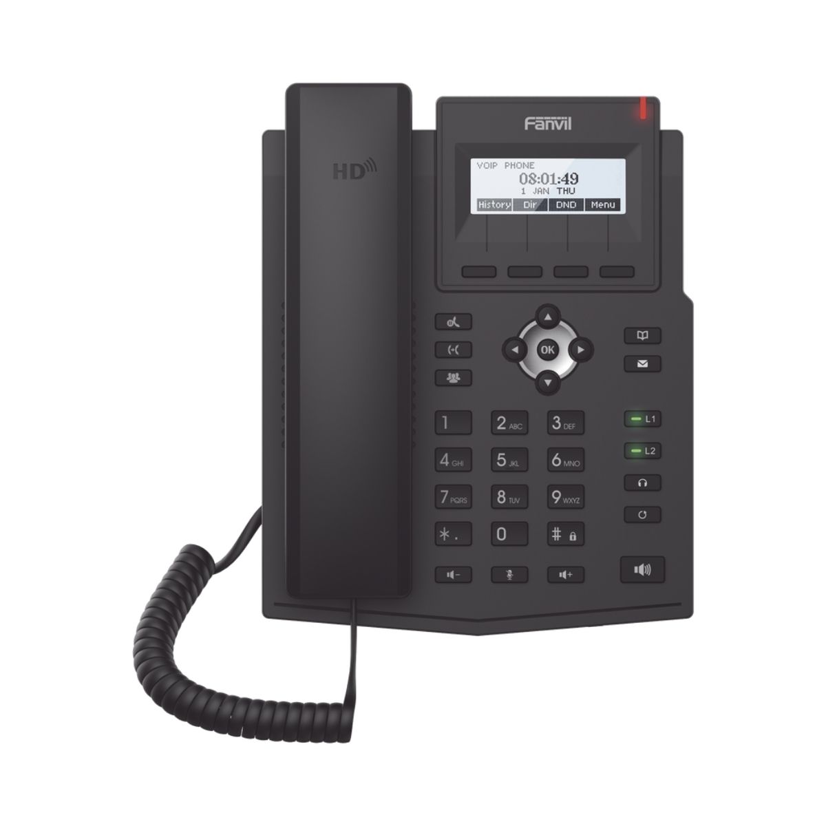 Fanvil X1SP – Teléfono IP Básico con PoE / 2 Líneas SIP / Pantalla LCD / Audio HD