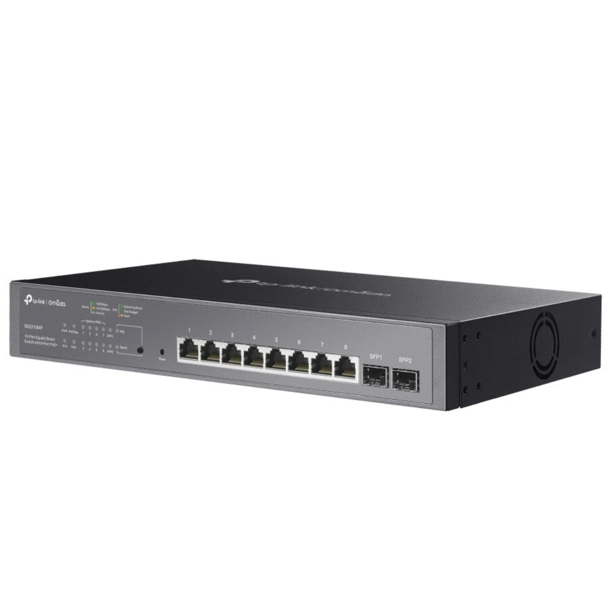 TP-Link TL-SG2210MP – Switch Smart Gigabit con 8 puertos PoE+ - Image 5