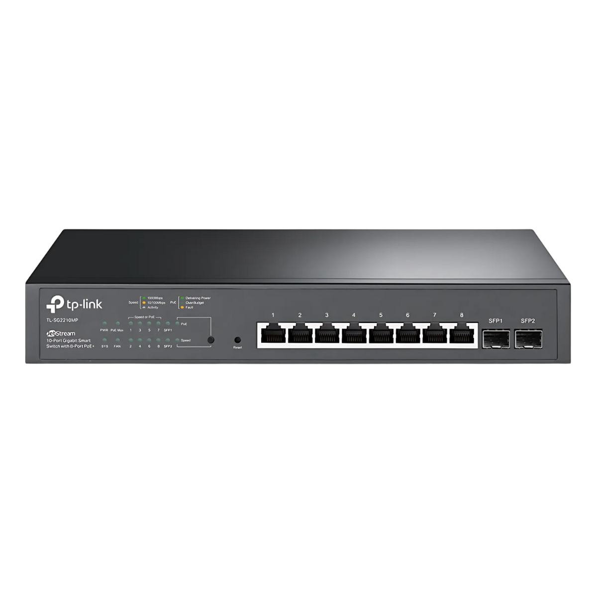 TP-Link TL-SG2210MP – Switch Smart Gigabit con 8 puertos PoE+