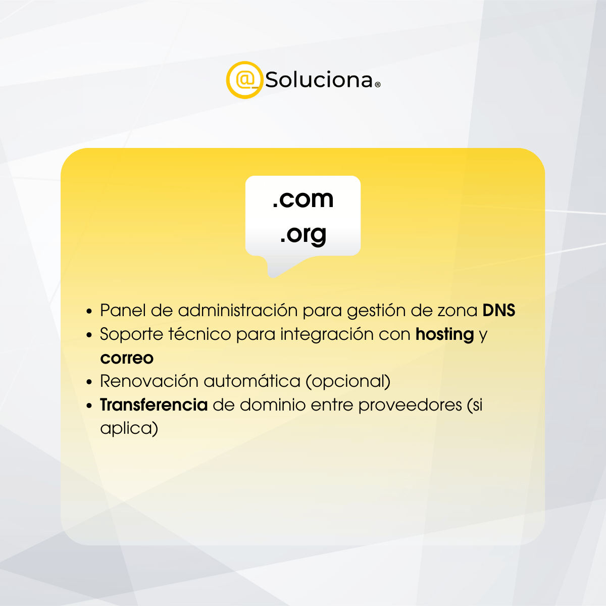 Dominio .com / .org - Image 2