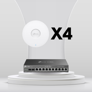 Kit Pyme Omada: Conectividad WiFi 6 + Router VPN 3 en 1